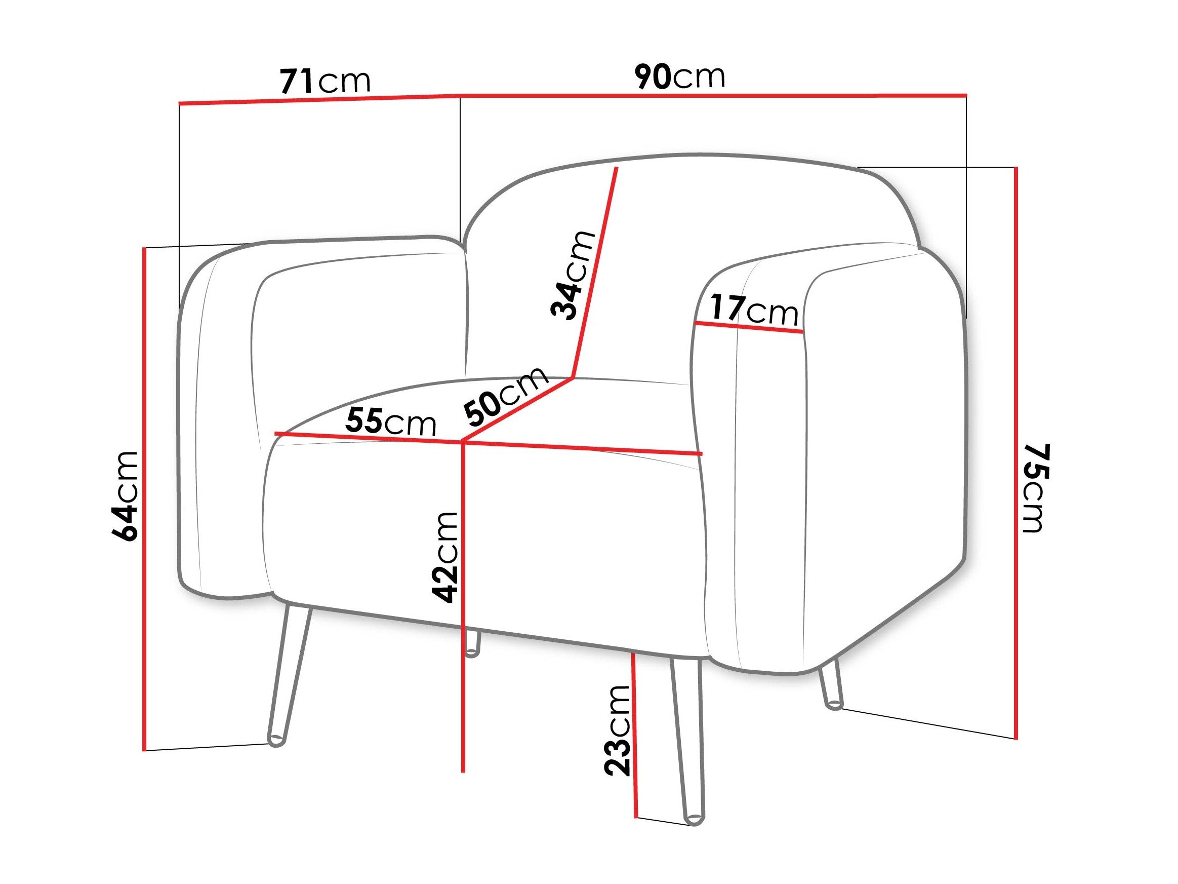 Lænestol Comfivo 486 (Uttario Velvet 2972)