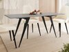 Transformeerbare salontafel Oswego 150 (Grafiet + Zwart)