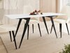 Transformeerbare salontafel Oswego 150 (Wit + Zwart)