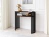 Wandtafel Civer (Zwart + Notenhout)