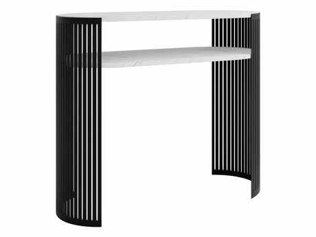 Wandtafel Civer (Zwart + Wit marmer)