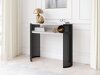 Wandtafel Civer (Zwart + Wit marmer)