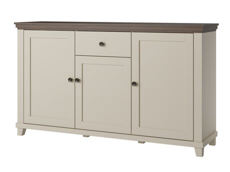 Kommode Tolnue 106 (Lys beige + Egetræ)