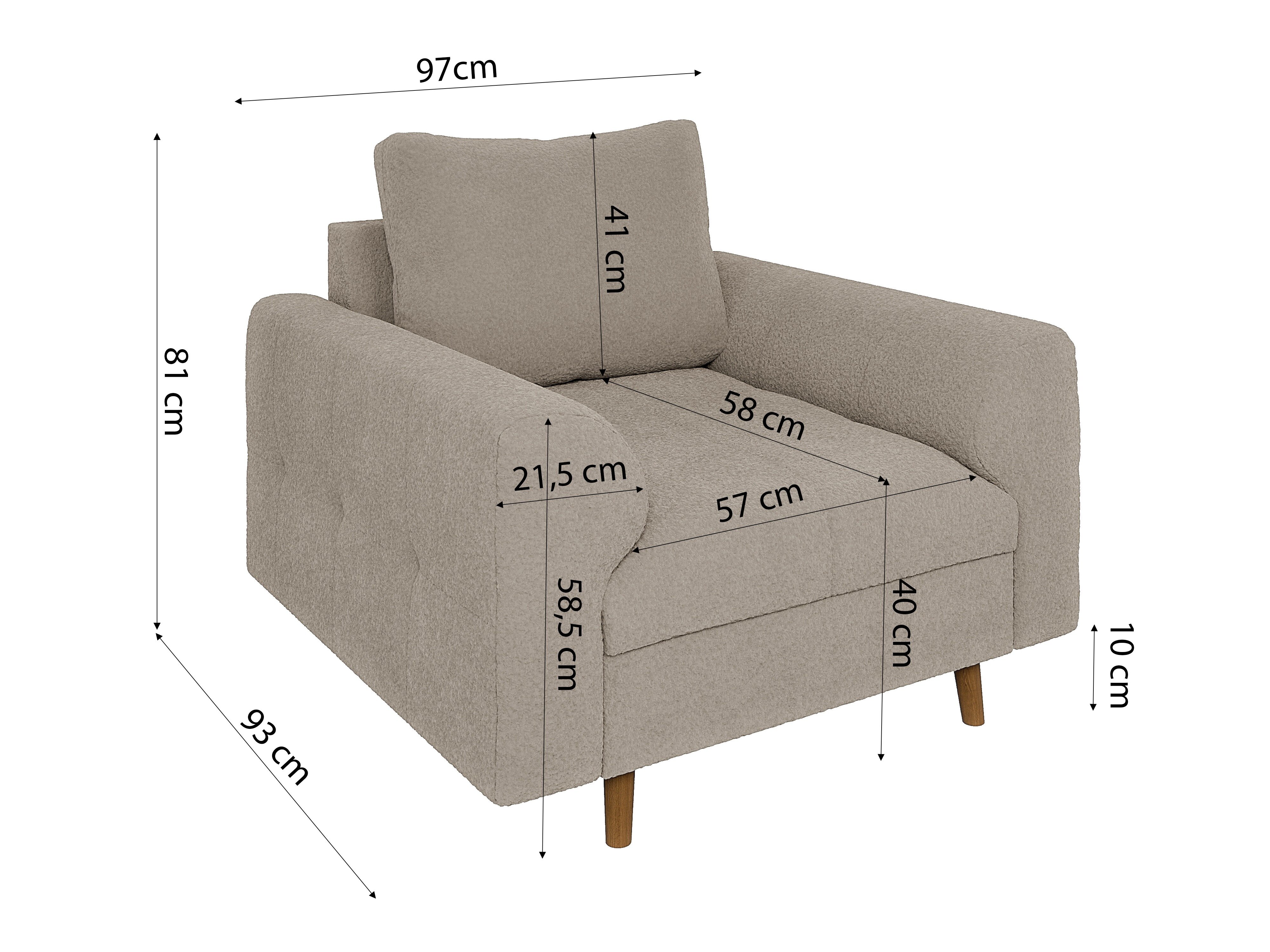 Fauteuil Elbmori 103 (Coral 65)