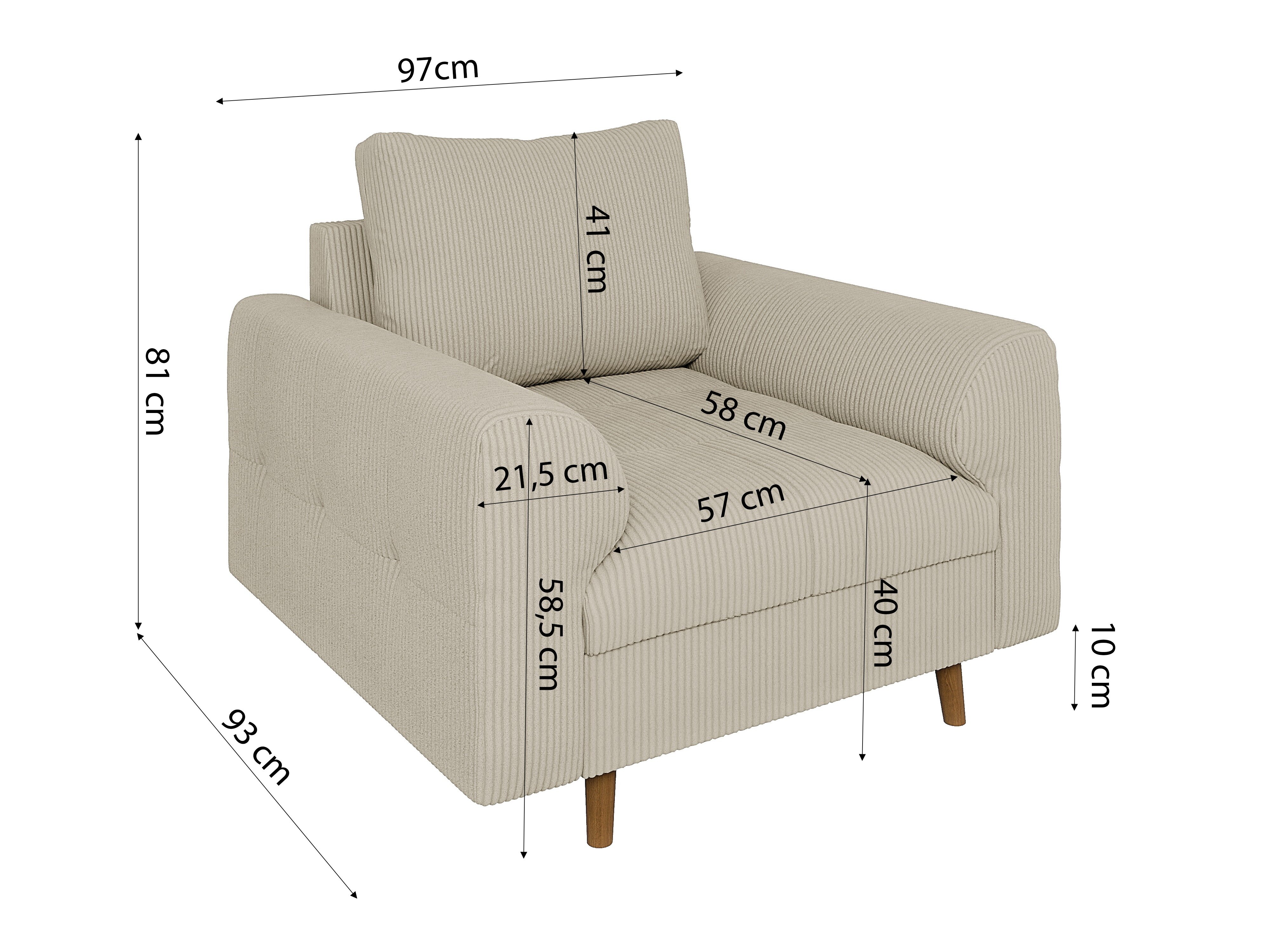 Fauteuil Elbmori 103 (Lincoln 03)