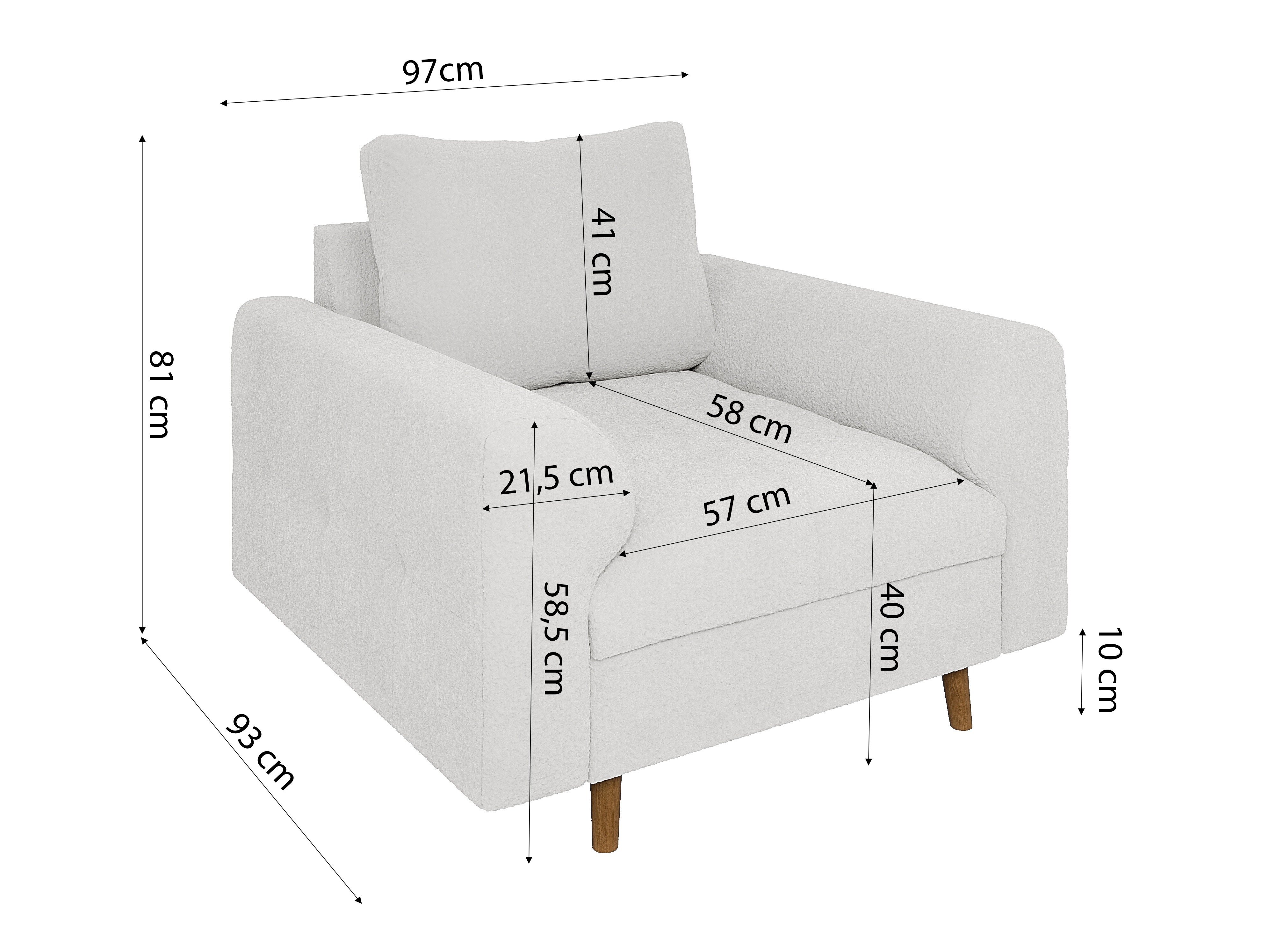 Gestoffeerde meubelset Elbmori 107 (Coral 70)