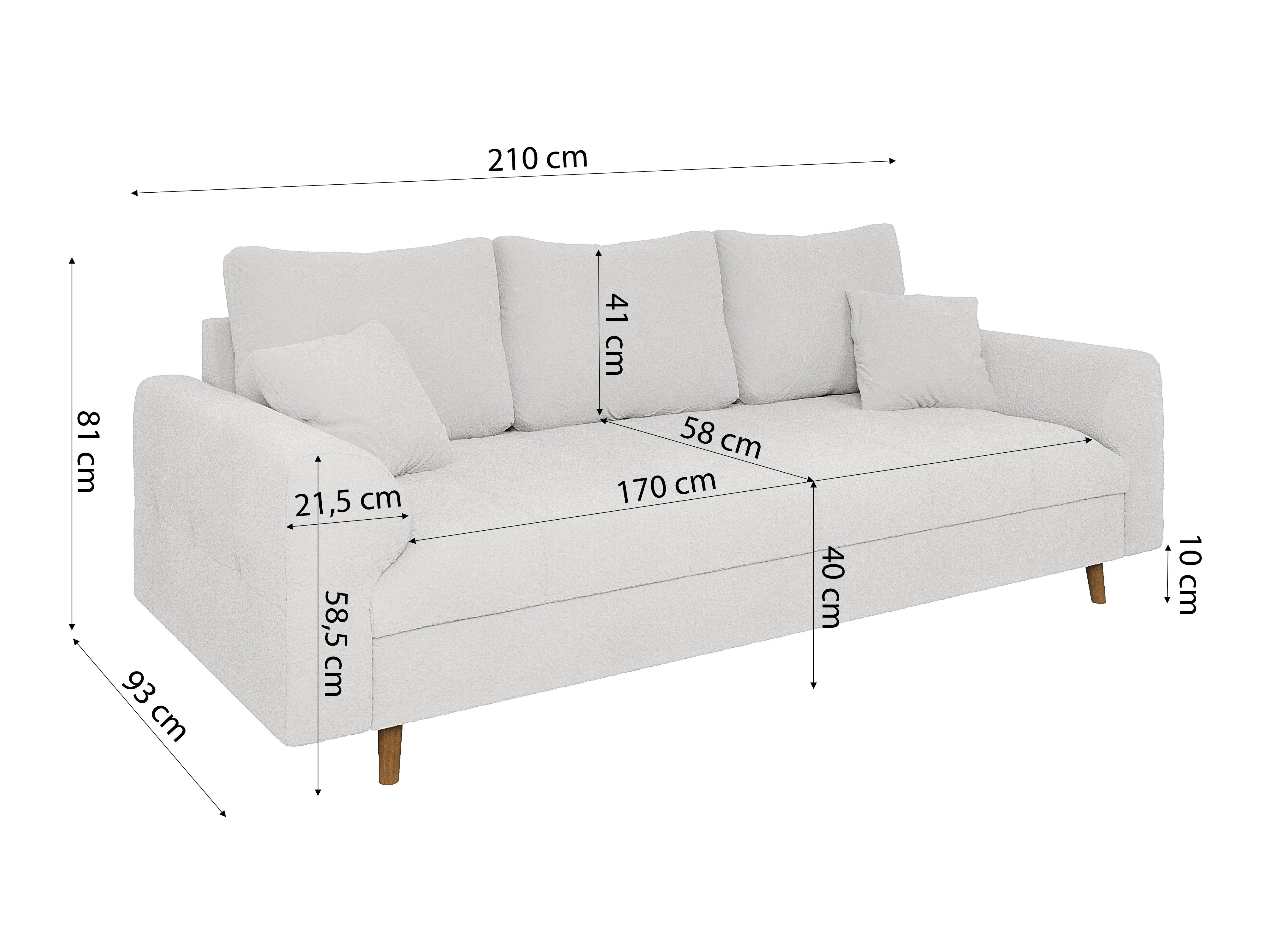 Gestoffeerde meubelset Elbmori 107 (Coral 70)