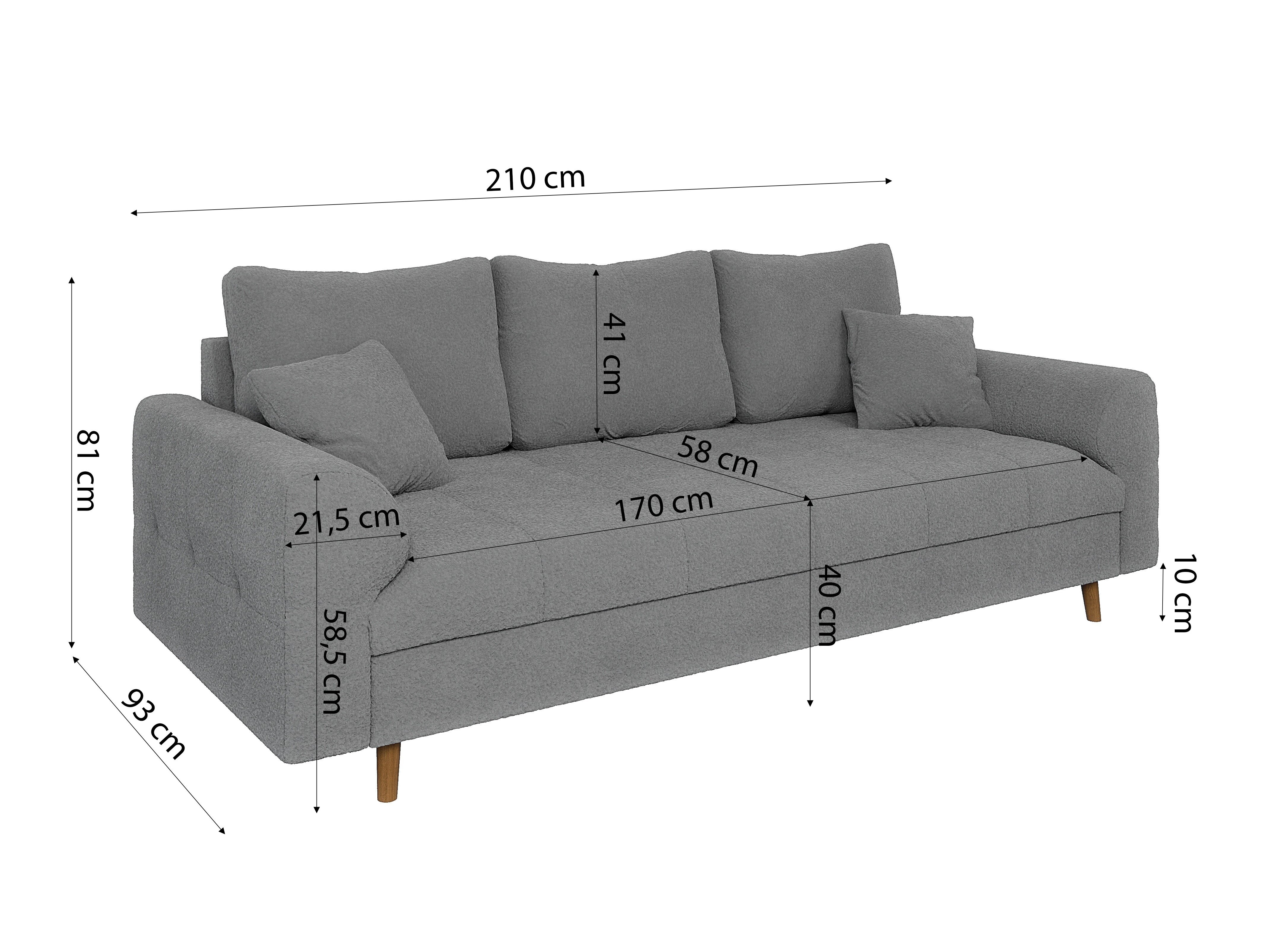 Gestoffeerde meubelset Elbmori 107 (Coral 75)