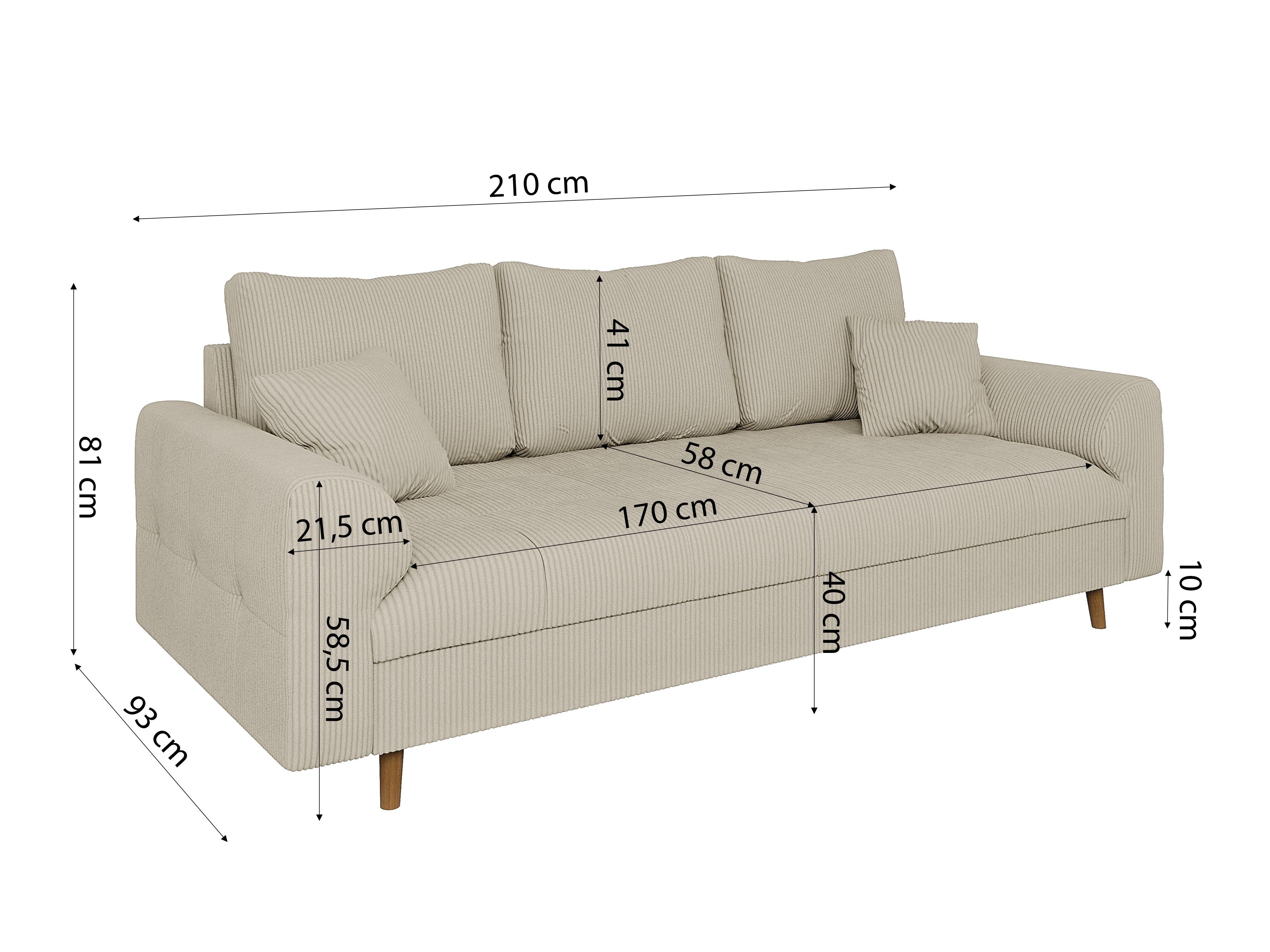 Gestoffeerde meubelset Elbmori 107 (Lincoln 03)