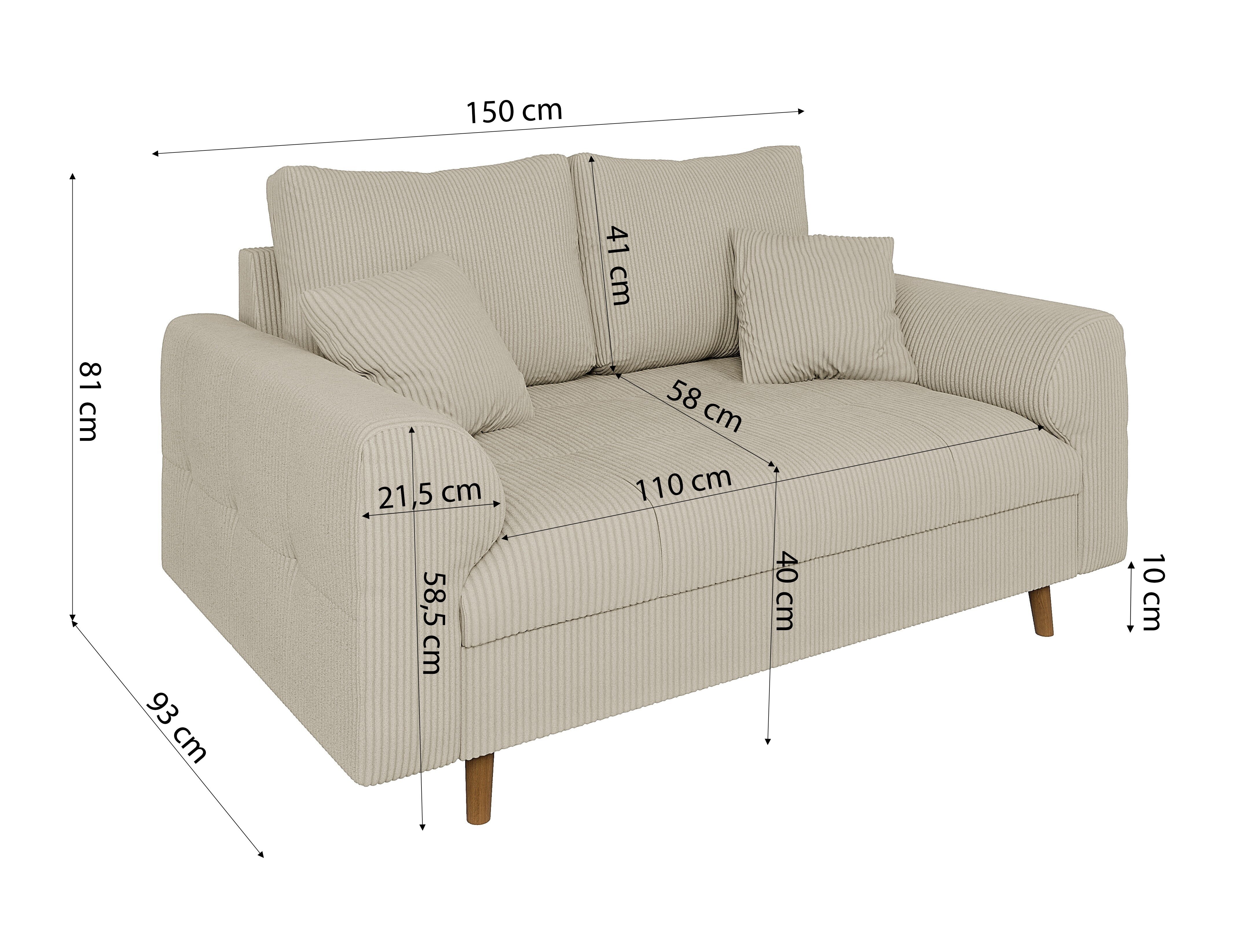 Gestoffeerde meubelset Elbmori 107 (Lincoln 03)