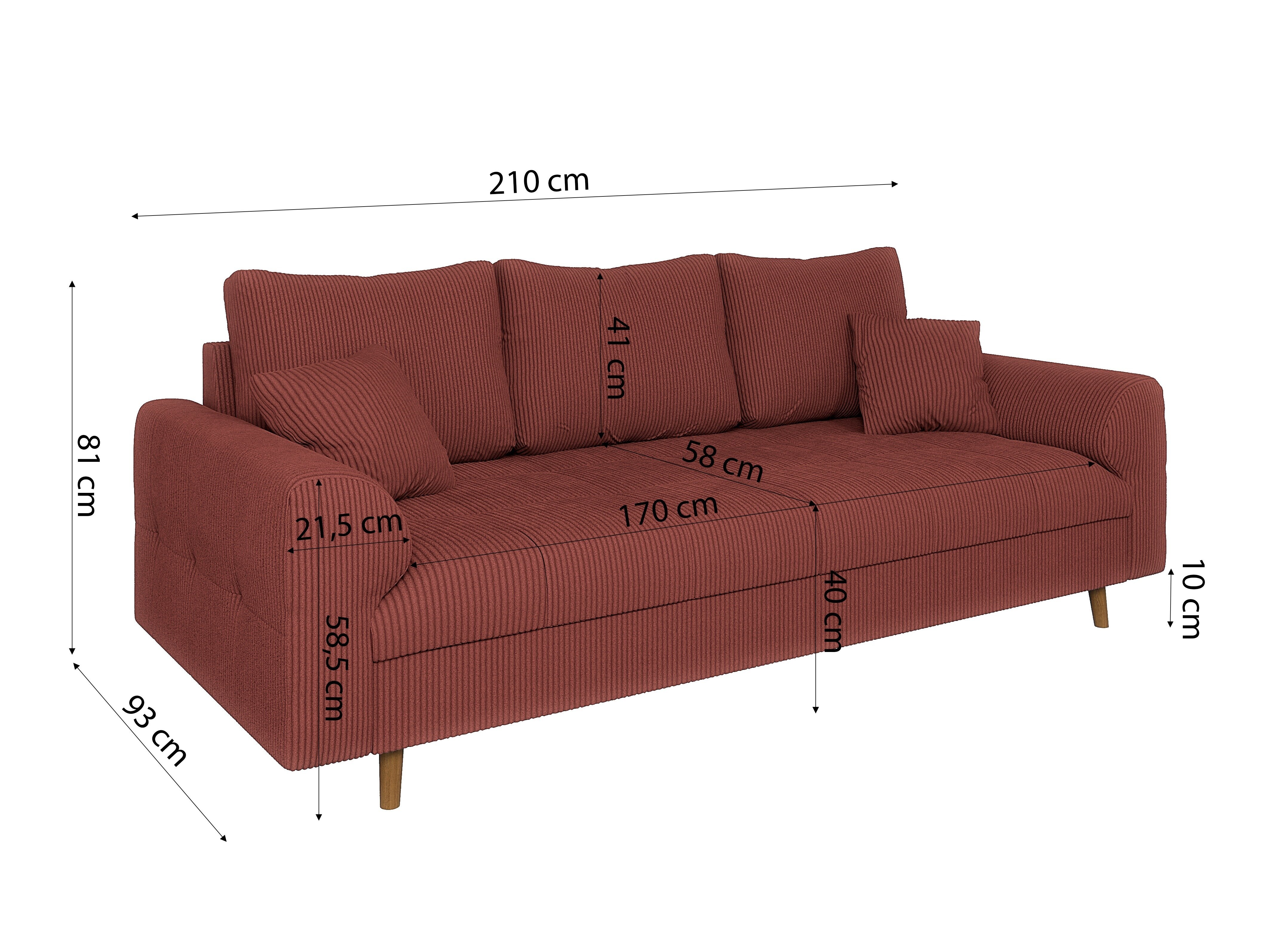 Gestoffeerde meubelset Elbmori 107 (Lincoln 57)