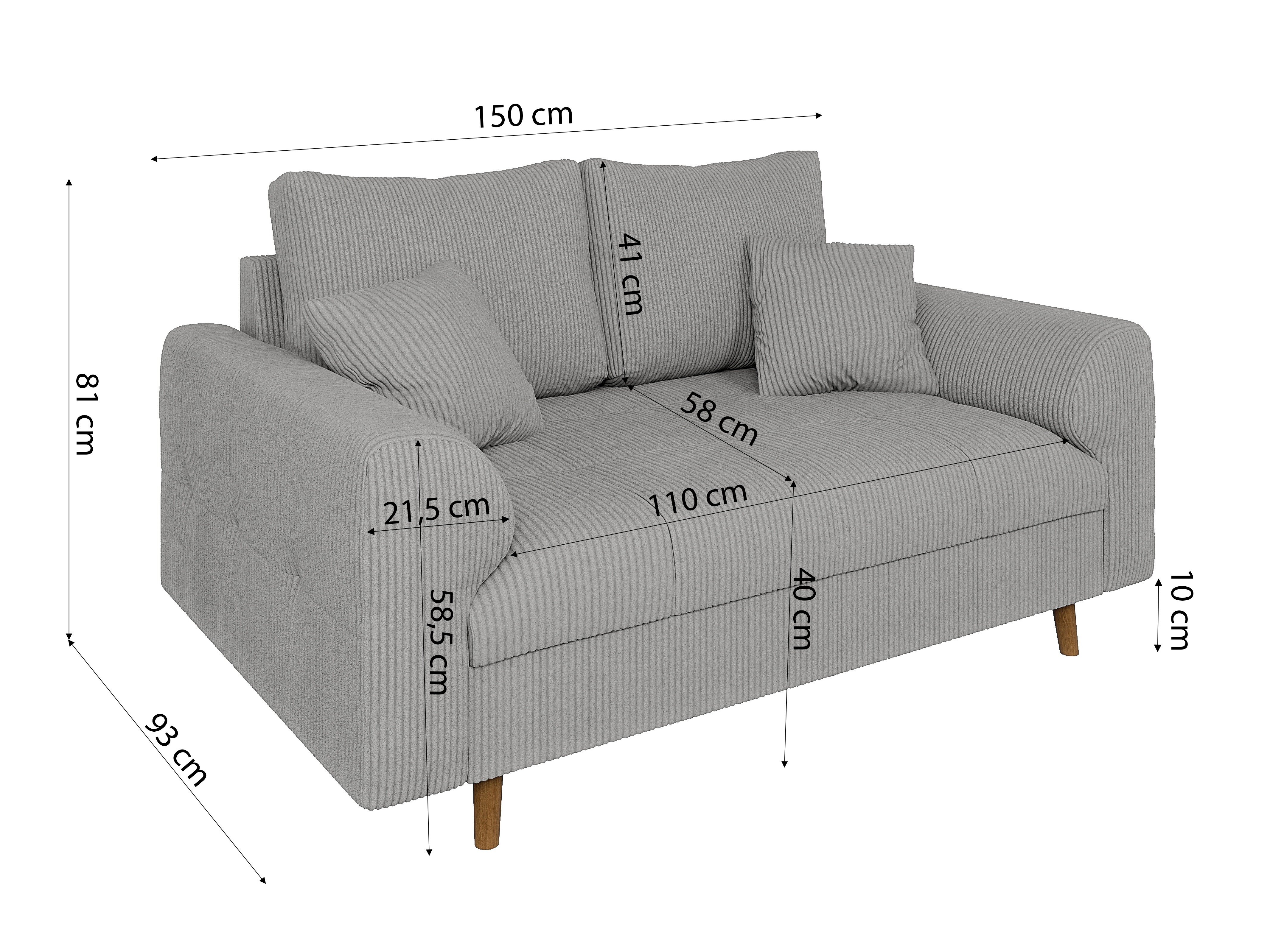 Gestoffeerde meubelset Elbmori 107 (Lincoln 86)
