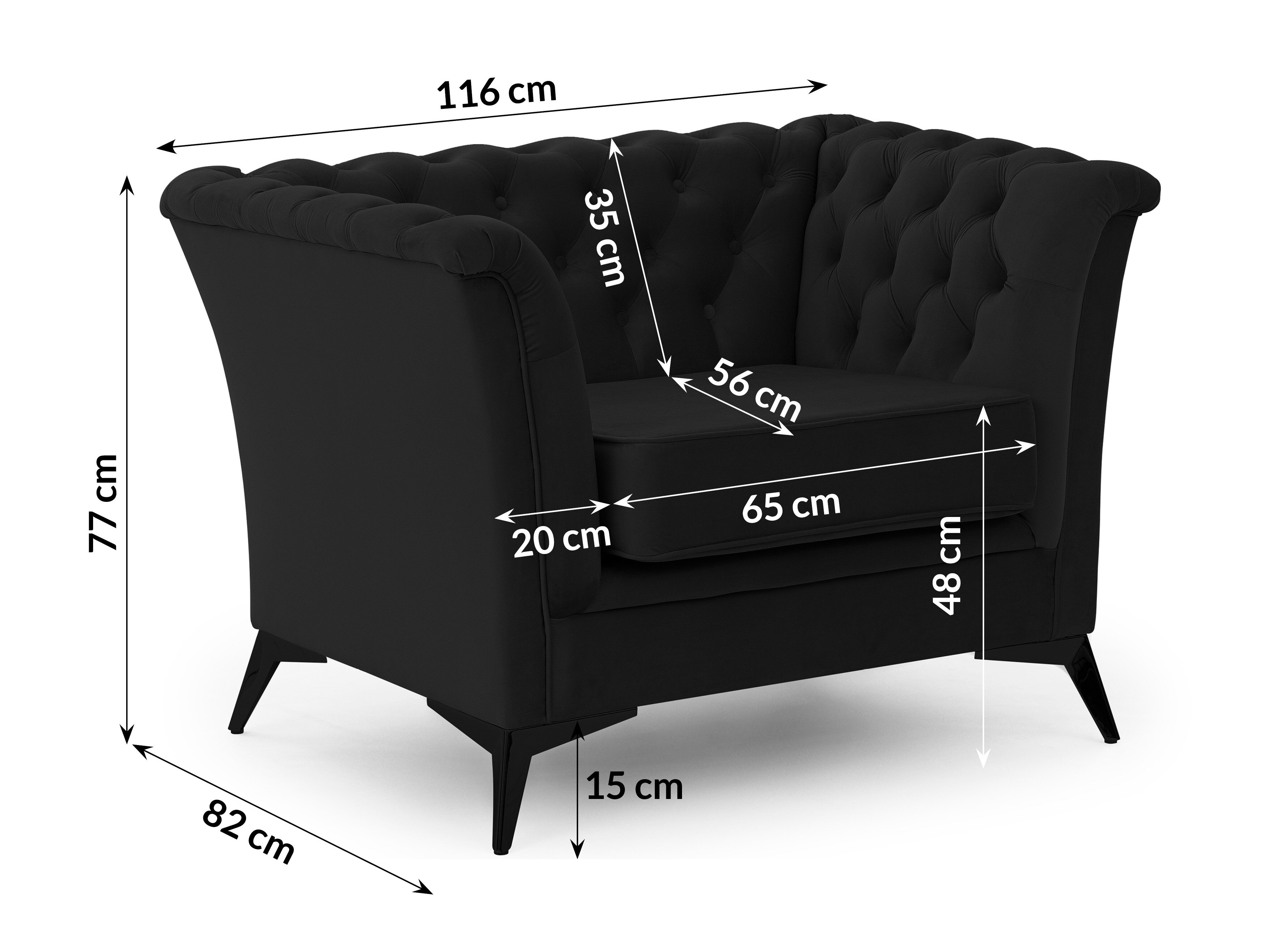 Fauteuil Rocklin 118 (Riviera 100)