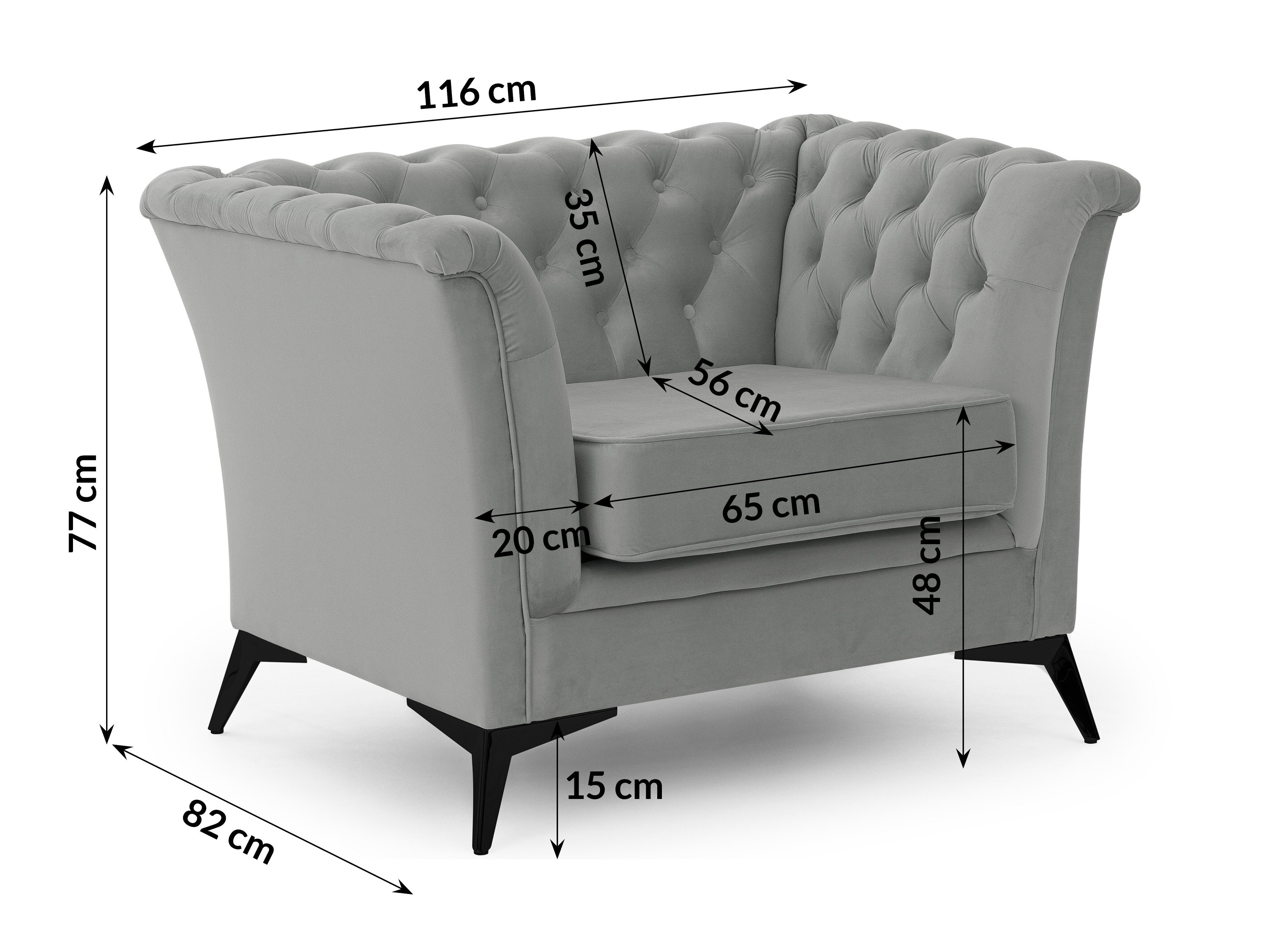 Fauteuil Rocklin 118 (Riviera 91)
