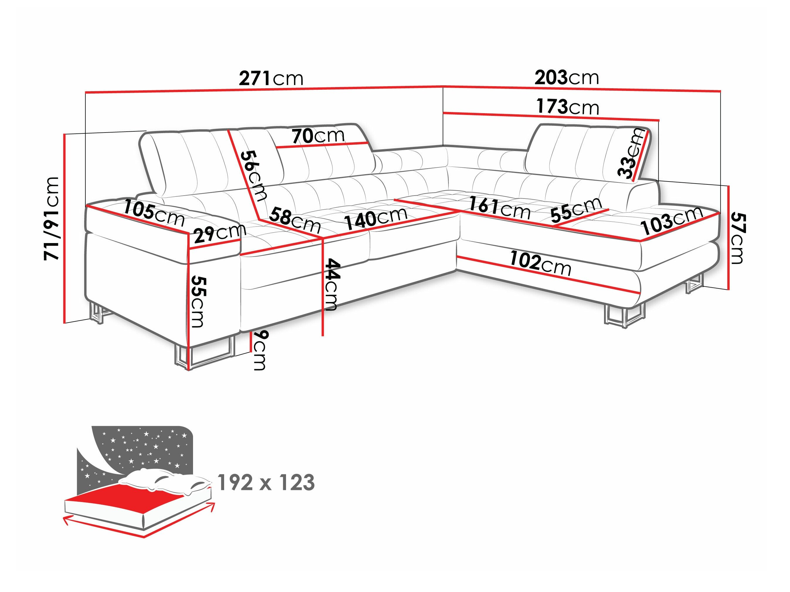 Hjørnesofa Comfivo 247 (Venus fløjl 2911)