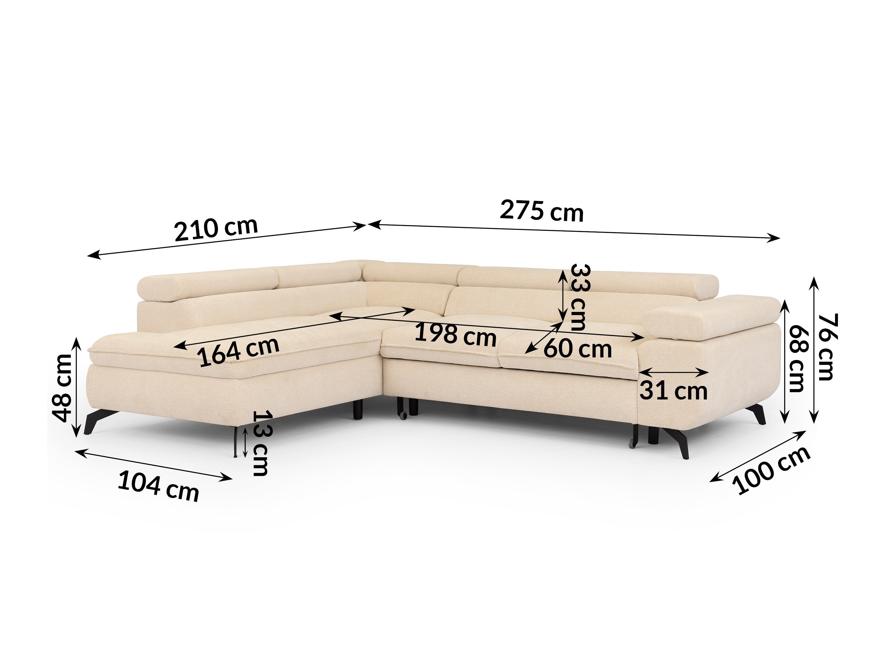 Hoekbank Rocklin 122 (Misterio 04)