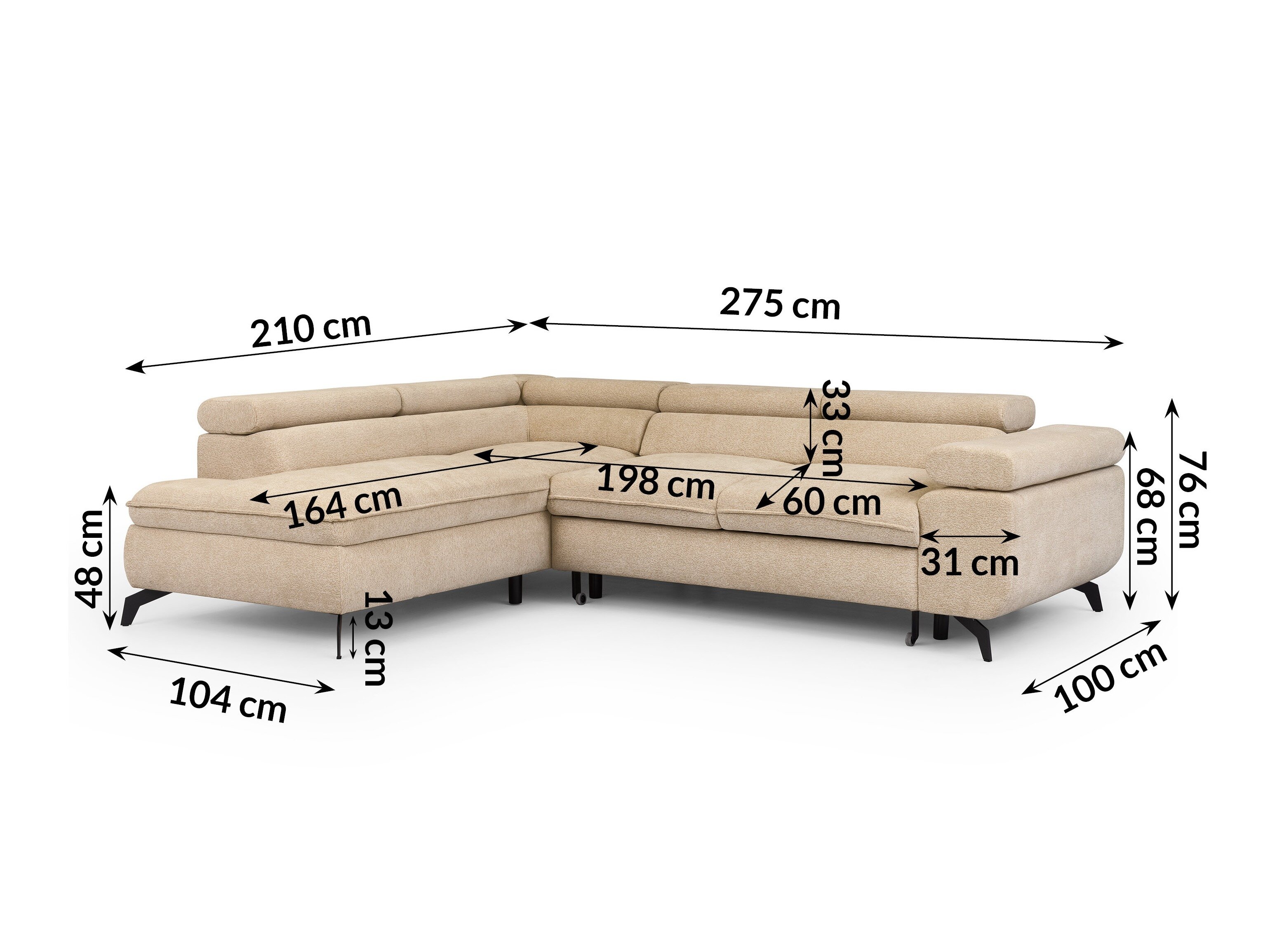 Hoekbank Rocklin 122 (Misterio 07)
