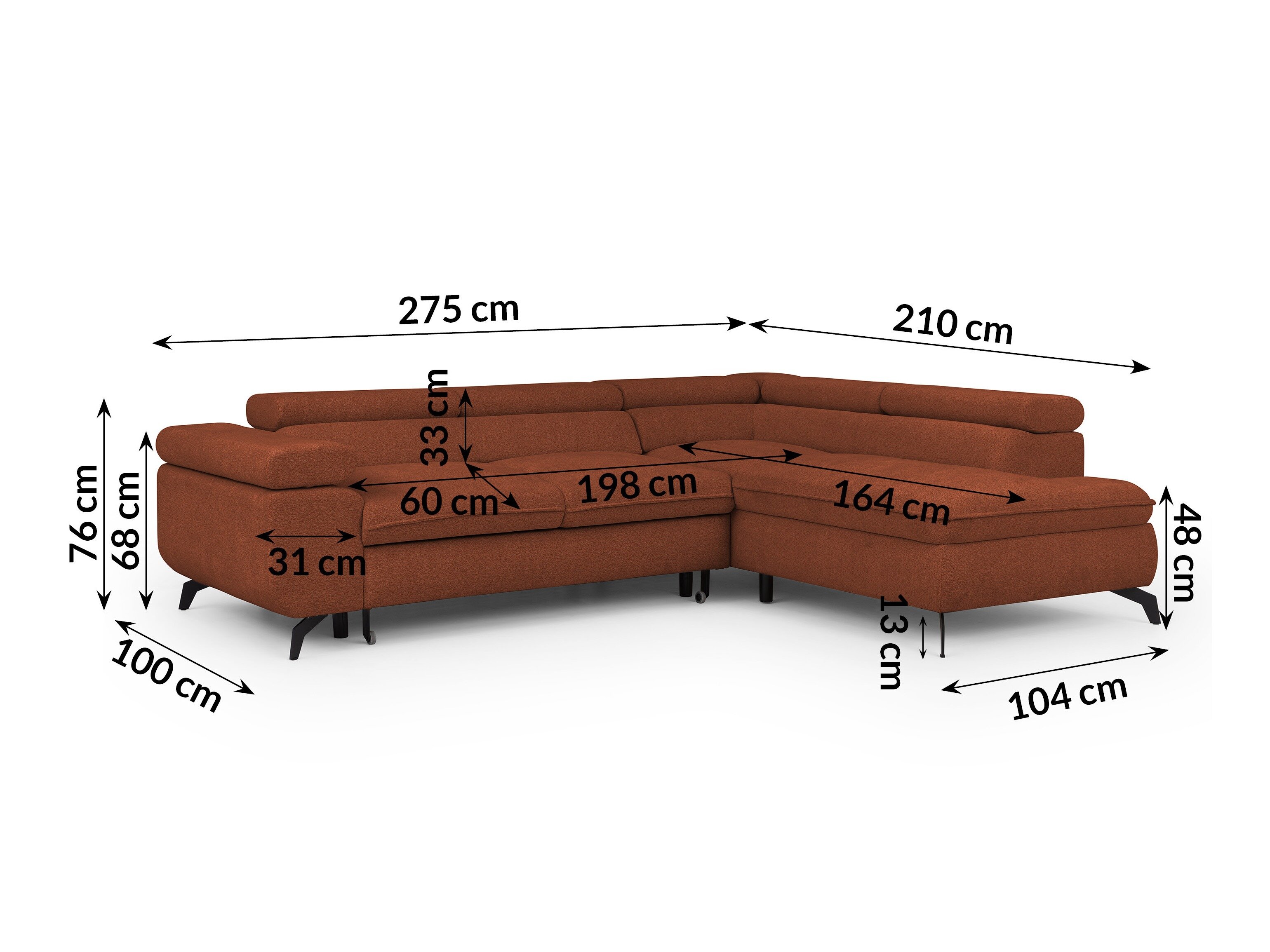 Hoekbank Rocklin 122 (Misterio 56)