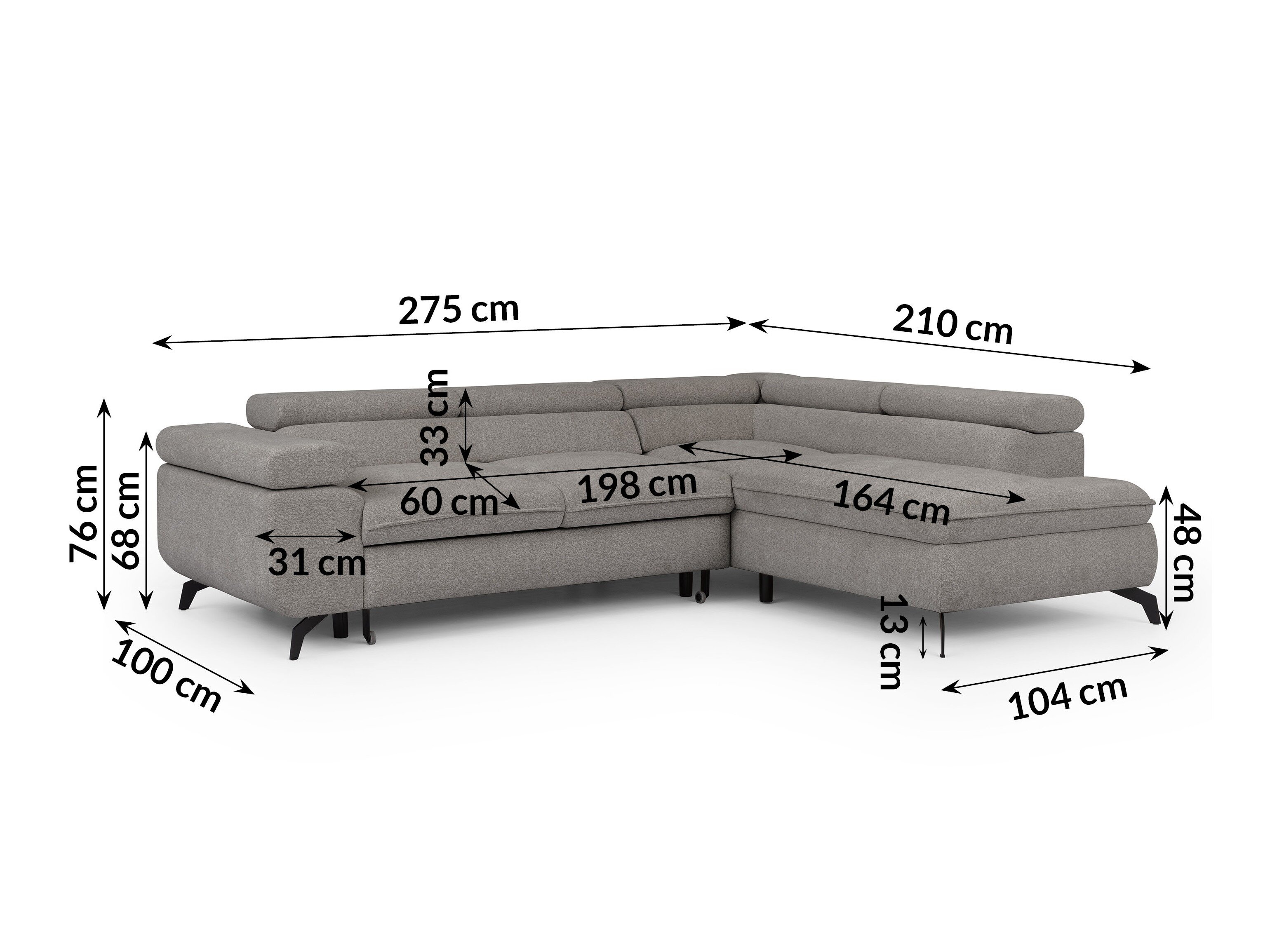 Hoekbank Rocklin 122 (Misterio 82)