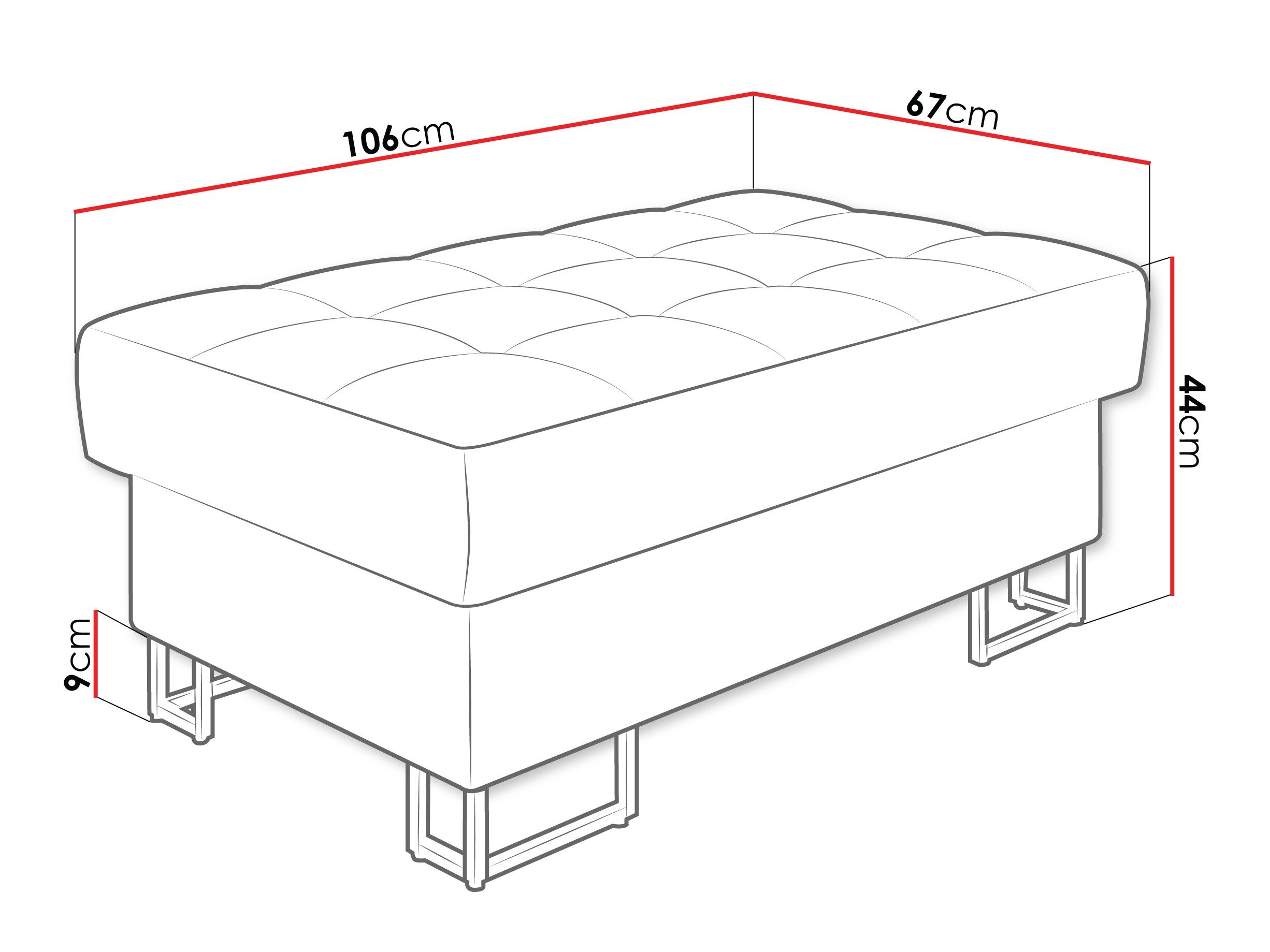 Polstret bænk Comfivo 237 (Zoya 12)