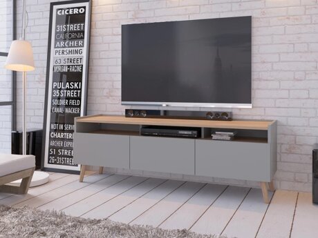 TV-meubel Monmelo 100 (Grijs)