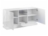 Dressoir Linar (Wit + Glanzend wit)