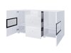 Stuemøbelsæt Serodeu 104 (Hvid + Glansfuld hvid)