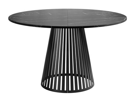 Tafel Prudentia II (Zwart marmer + Zwart)