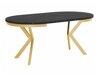 Tafel Oswego 157 (Zwart marmer)