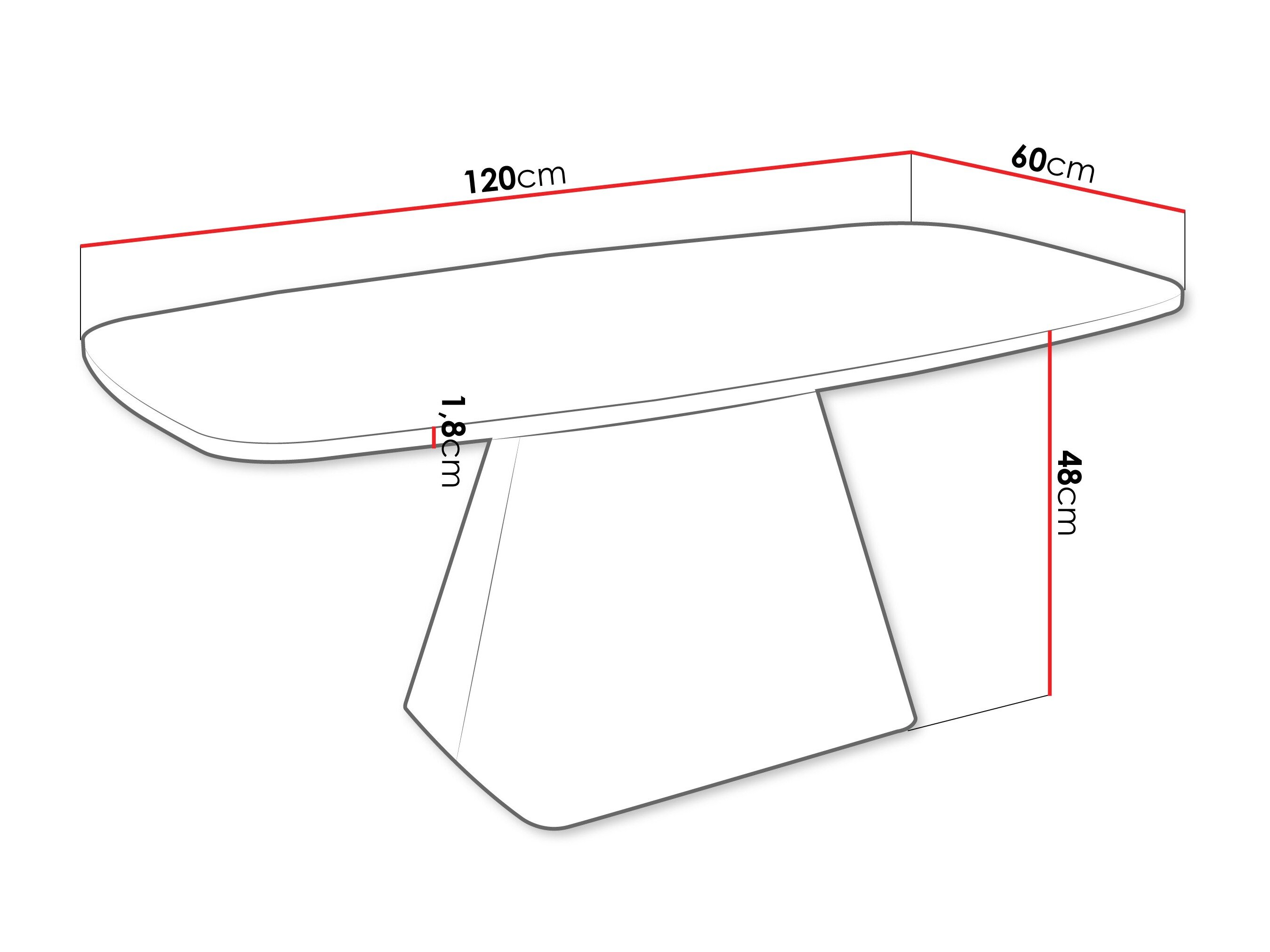 Salontafel Oswego 158 (Zwart marmer)