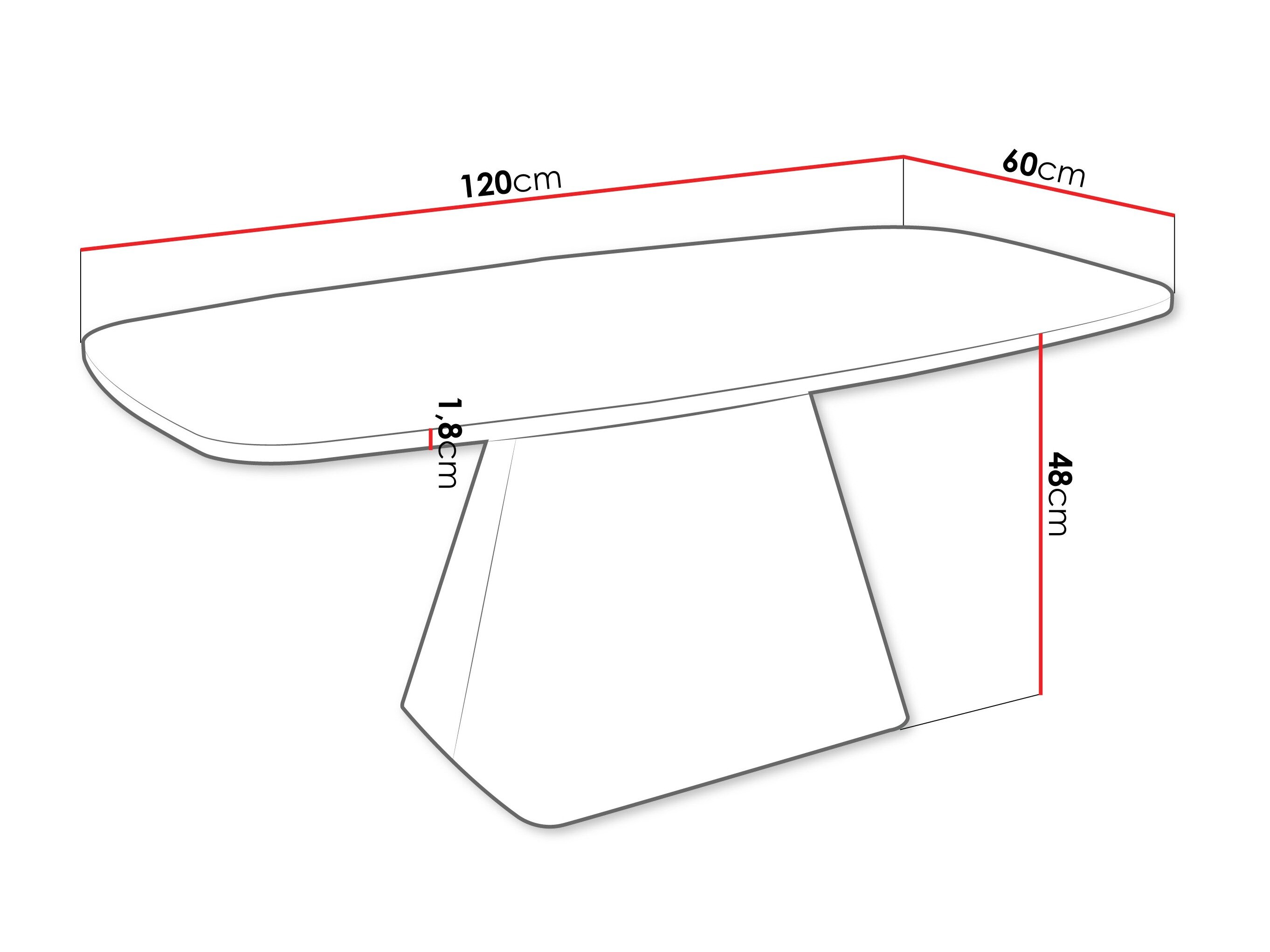 Sofabord Oswego 158 (Hvid marmor + Kashmir)