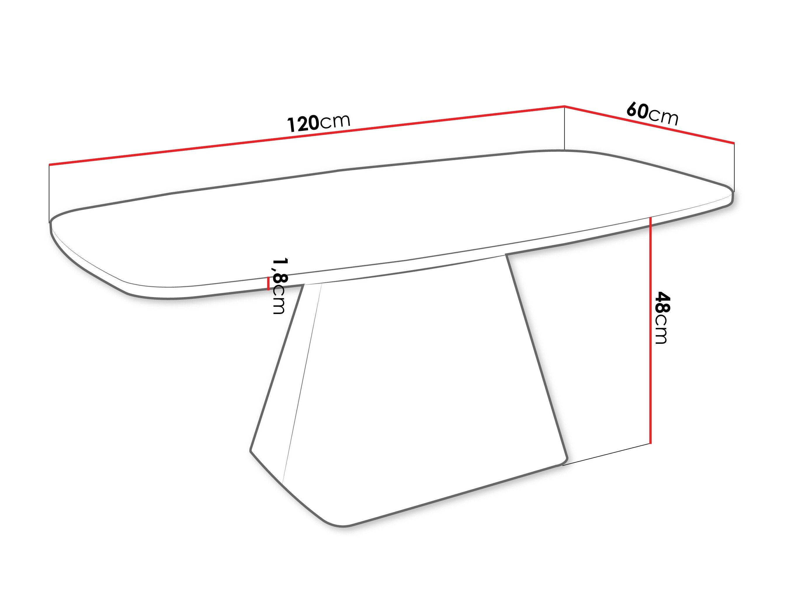 Sofabord Oswego 158 (Kashmir)