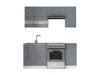 Модулен кухненски комплект Tiffa Grey 100