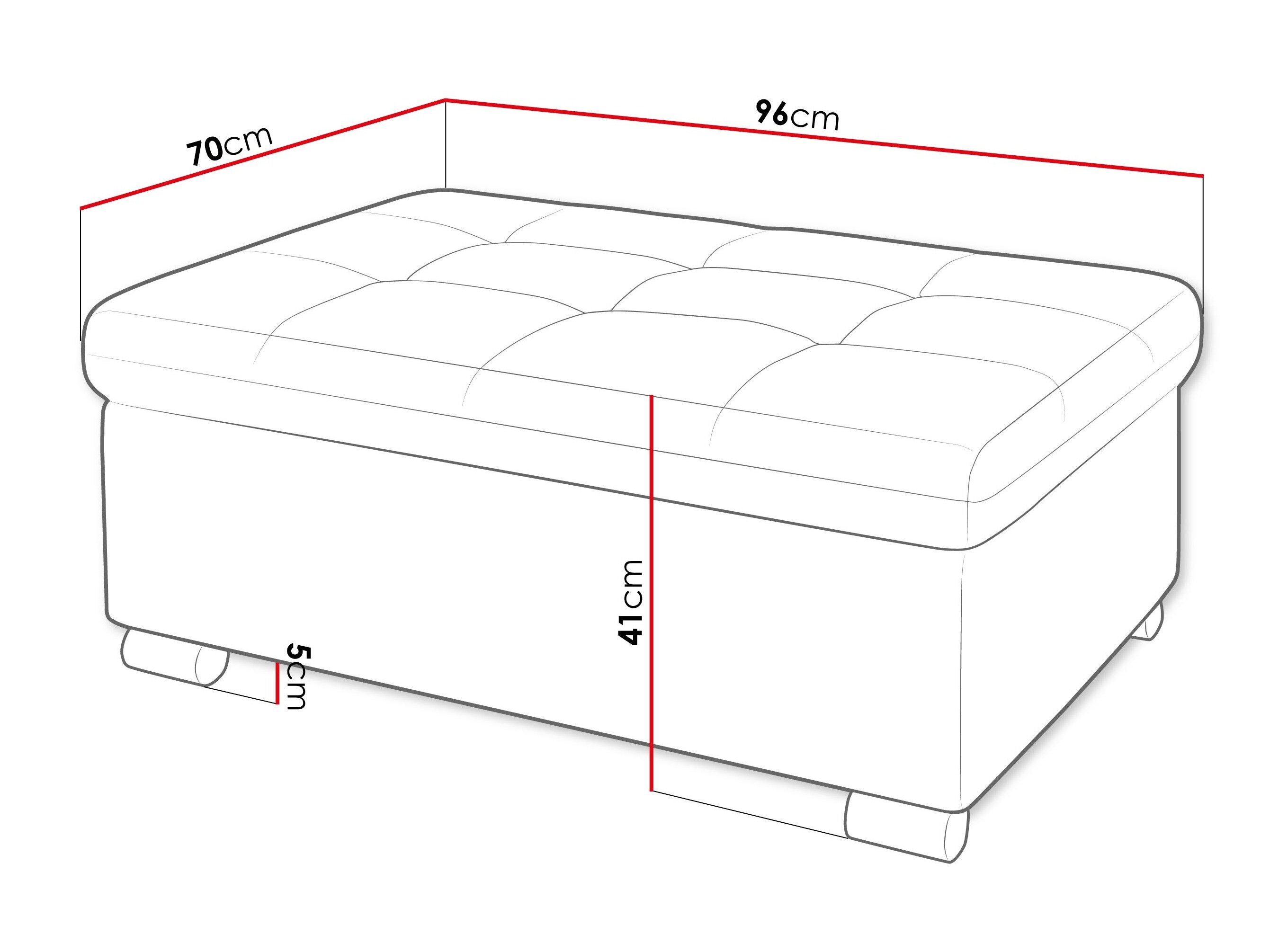 Polstret bænk Comfivo Gemma I (Corbett 82)
