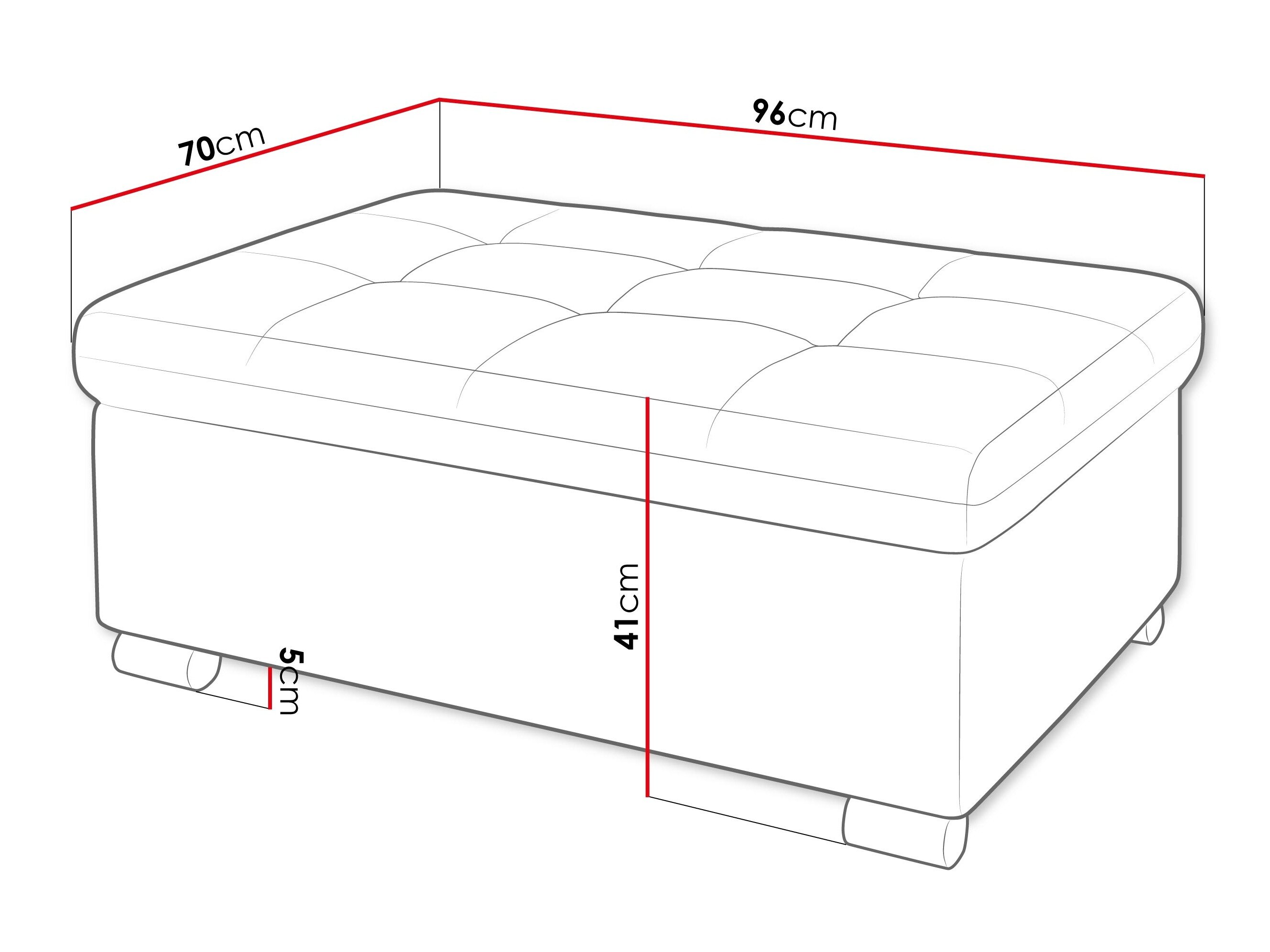Polstret bænk Comfivo Gemma I (Maya 07)
