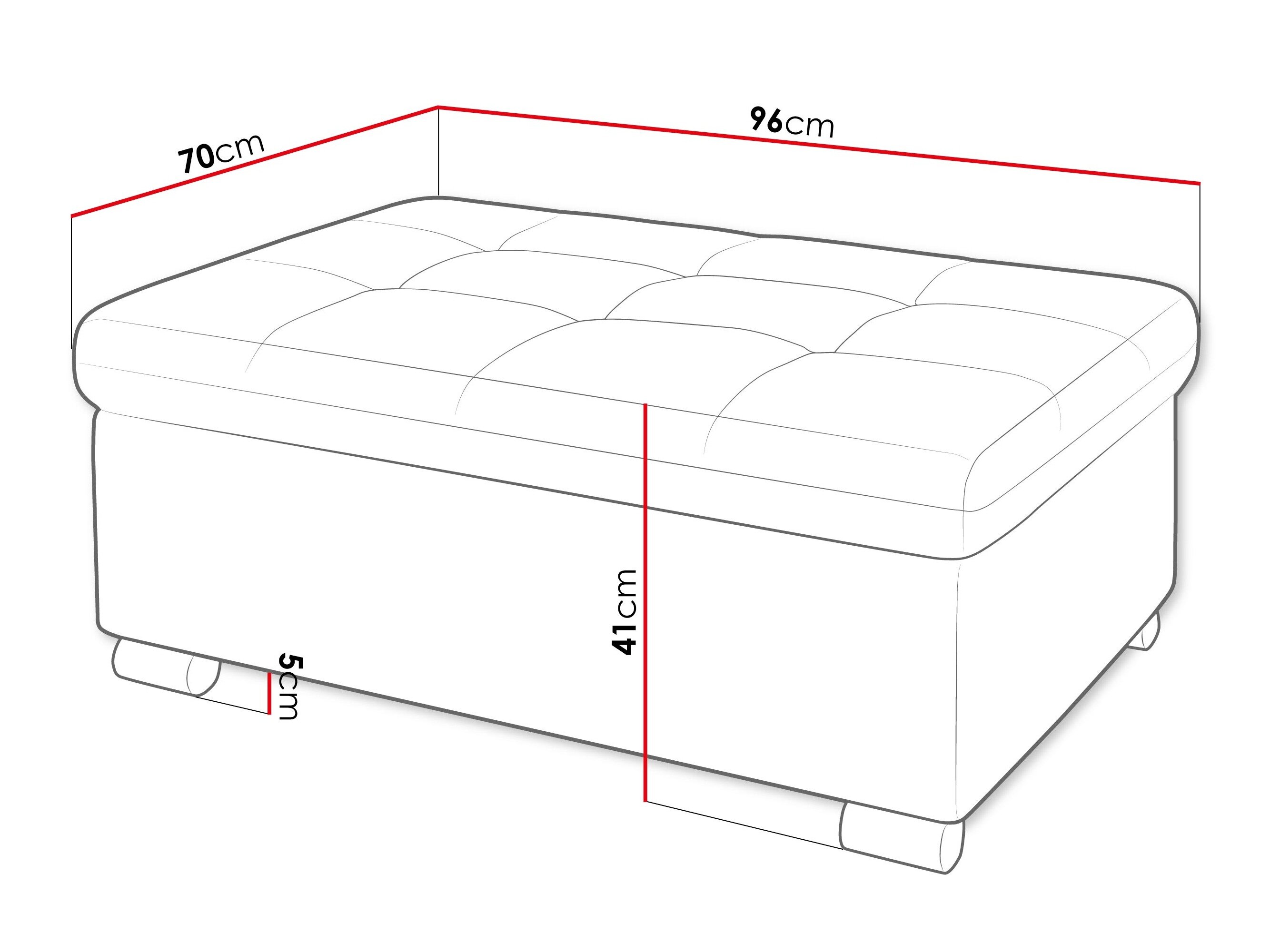 Polstret bænk Comfivo Gemma I (Piano 21)