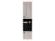 Boekenkast Camteso 102 (Zwart + Eiken + Beige)