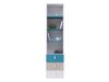 Boekenkast Camteso 104 (Wit + Eiken + Turquoise)