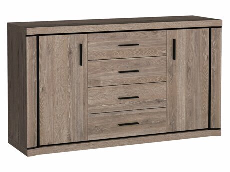 Cómoda Lorelie 100 (Trufa roble)