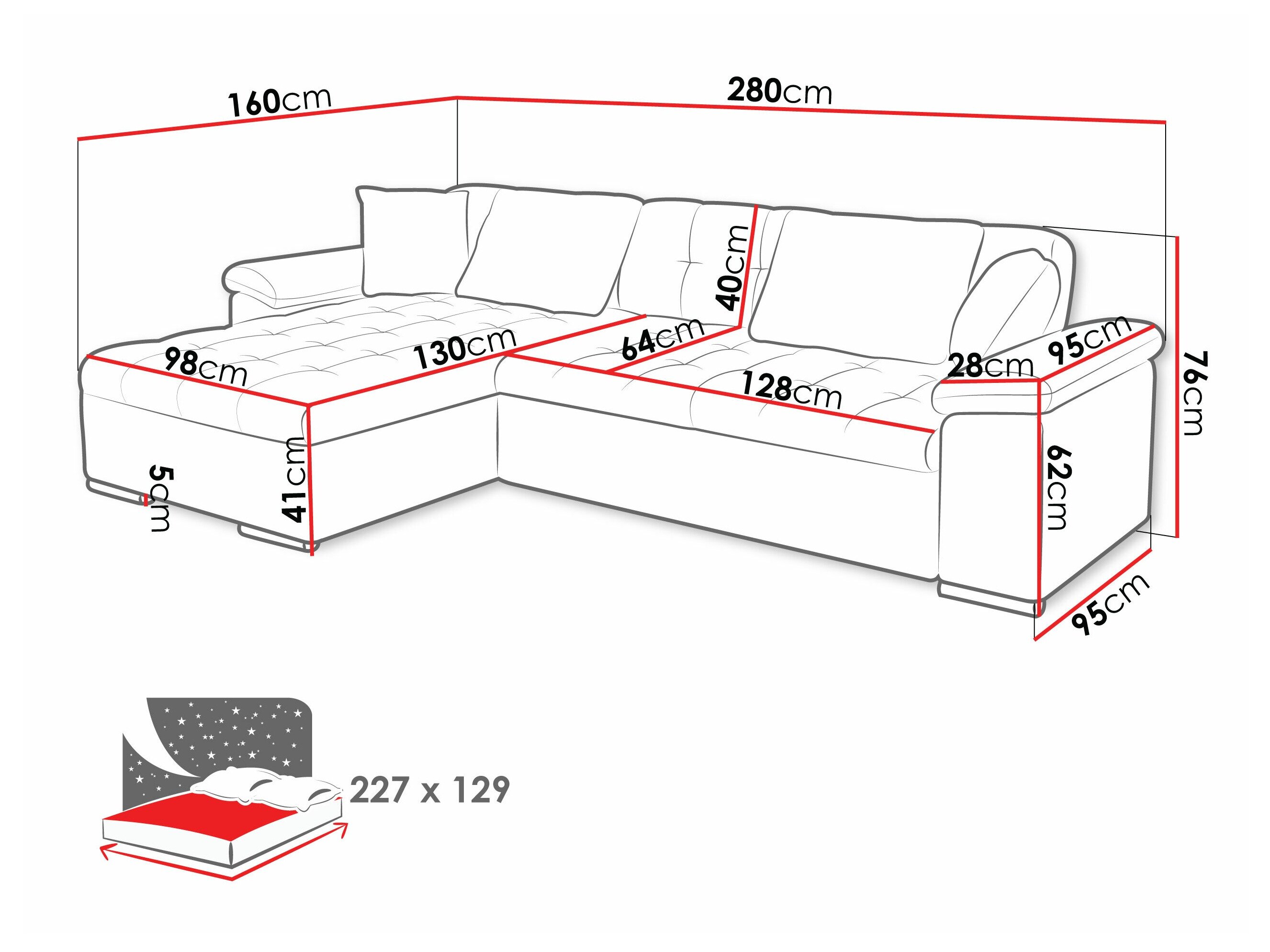 Hjørnesofa Comfivo 181 (Venus Velvet 2911 + Prestige 2771)