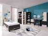 Bed Camteso 112 (Zwart + Eiken + Beige)