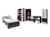 De reeks van de kinderkamer Camteso 115 (Zwart + Eiken + Beige)