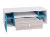 TV-meubel Camteso 108 (Zwart + Eiken + Beige)