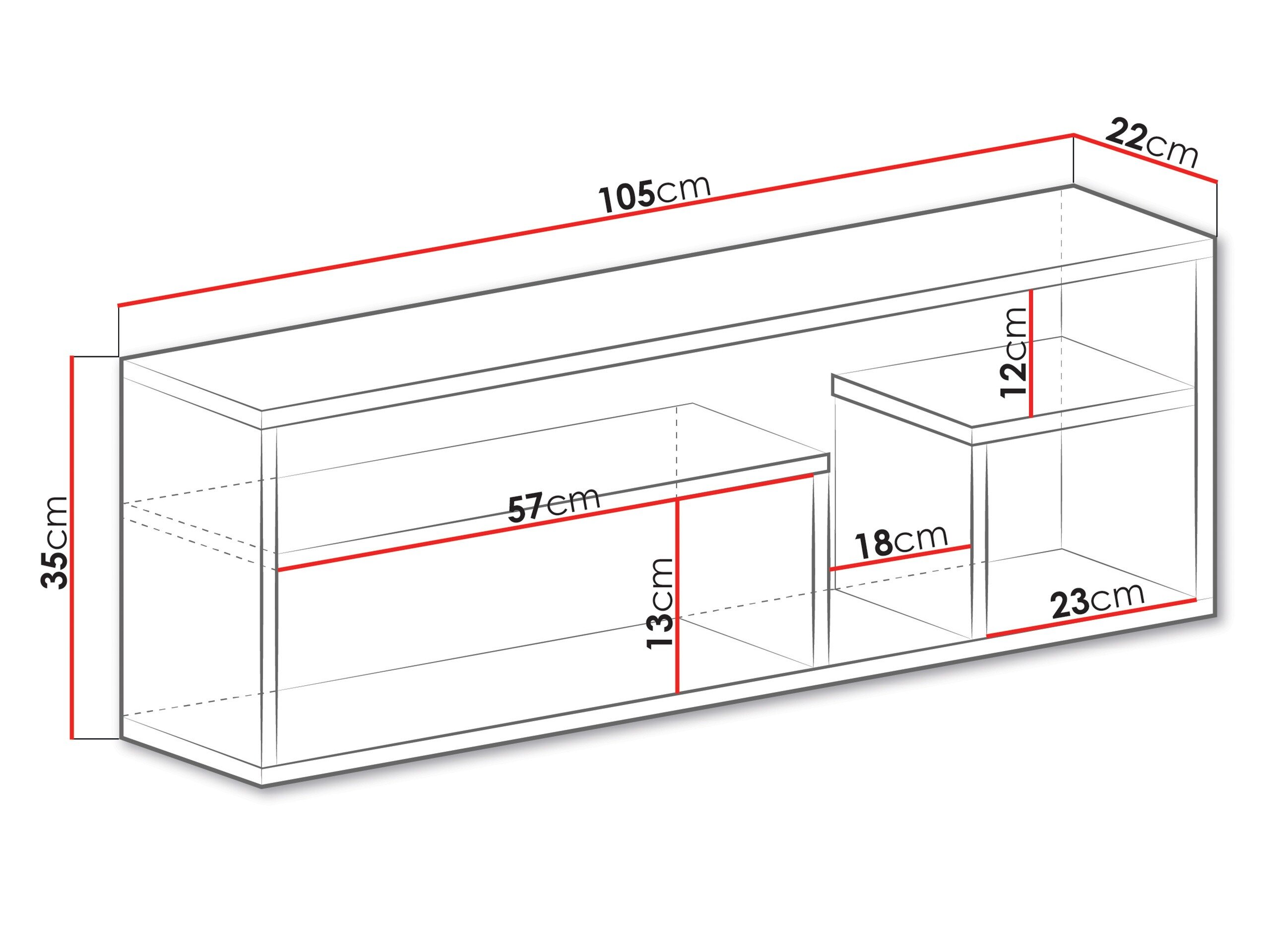 Wandplank Tesmonu 112
