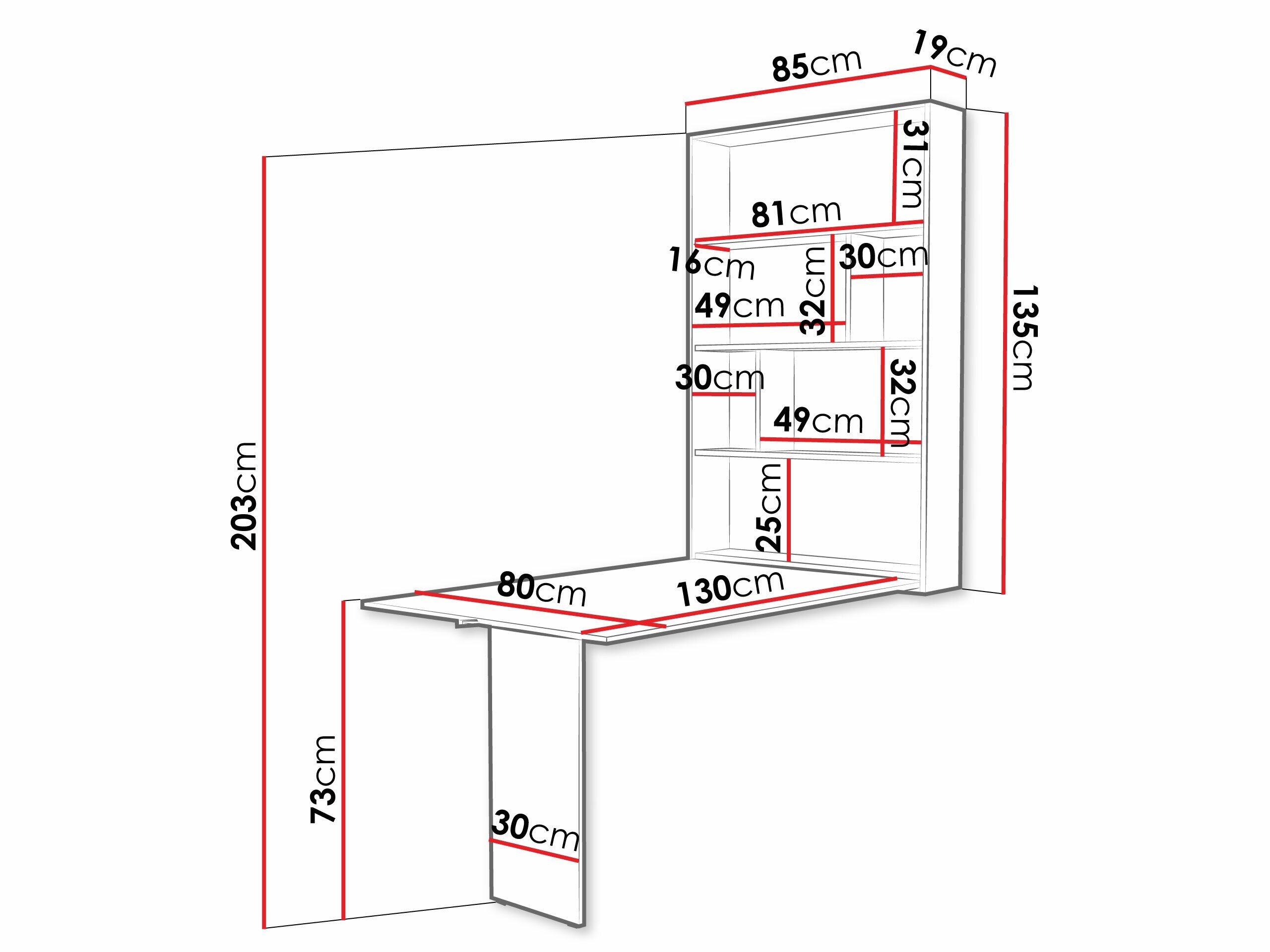 Klapbord Pinis III (Sonoma eg)