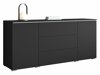 Kommode Mirfivo 102 (Grafit)
