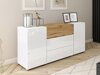 Ladekast Sarasota 191 (Wit + Wotan eik)