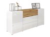 Ladekast Sarasota 191 (Wit + Wotan eik)