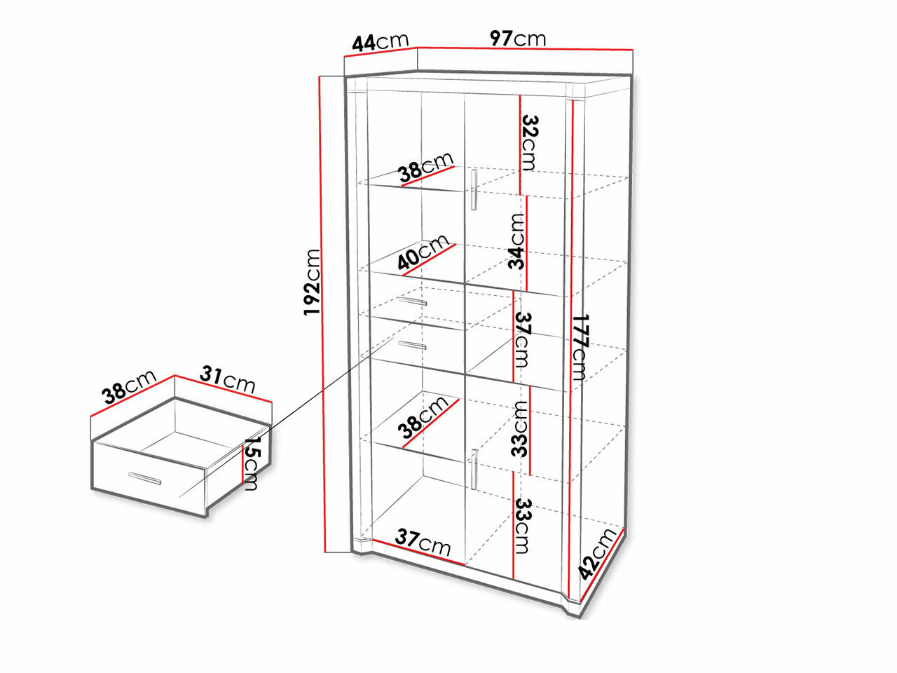 Reol Lorelie 120 (Trøffel)
