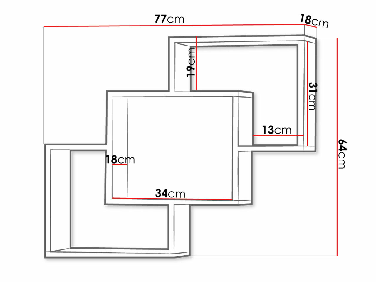 Wandplank Lorelie 121 (Sonoma eik)